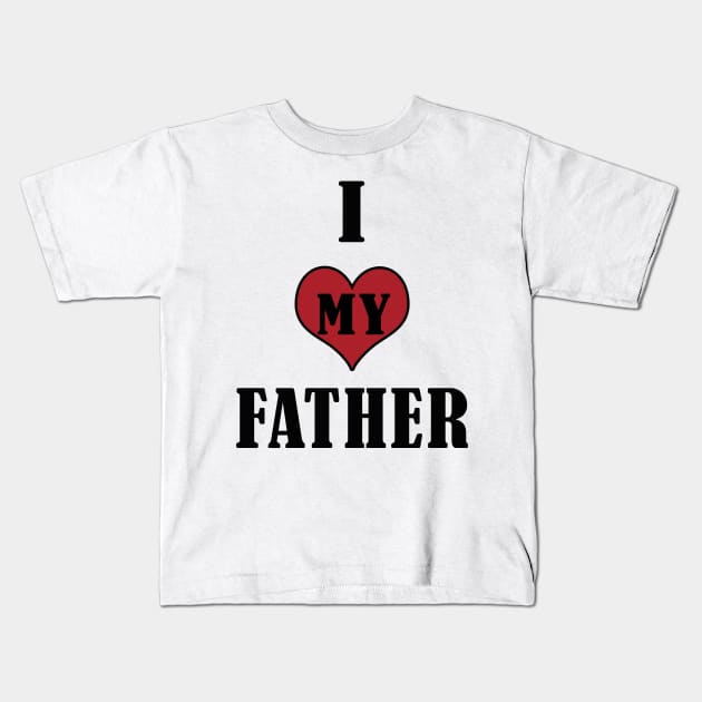 fathers day 2021 Kids T-Shirt by Elegance14